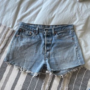 Vintage Levi’s 501 cut-off denim shorts